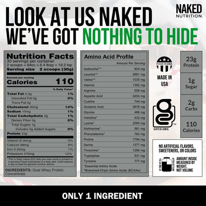 Naked Nutrition - Recommended Goat Whey