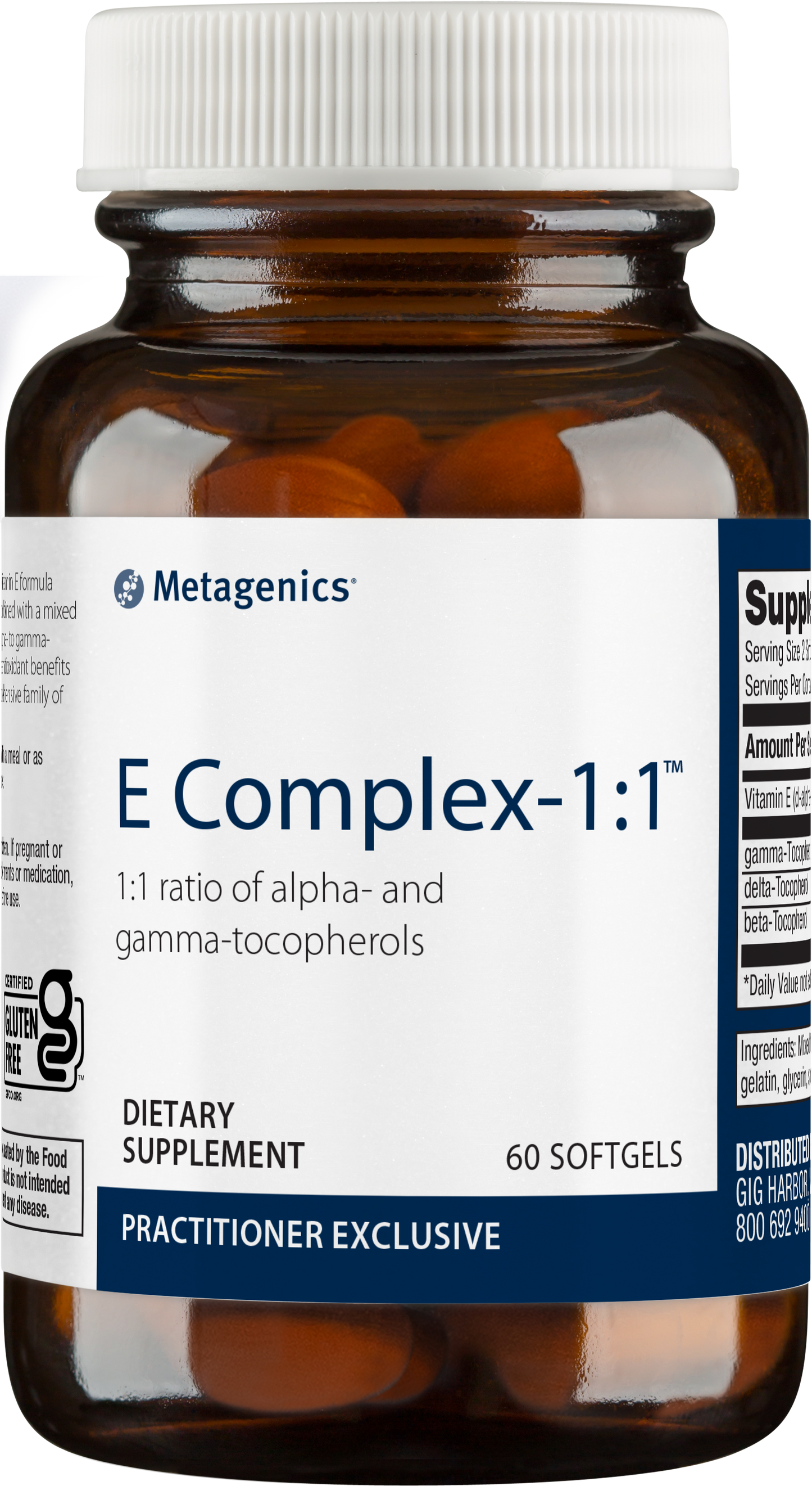 E Complex 1:1, 400 IU 60 ct.