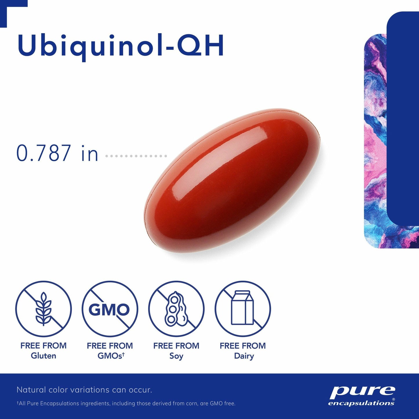 CoQ10: Ubiquinol QH: 50 mg