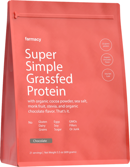 Super Simple Grassfed Protein Chocolate