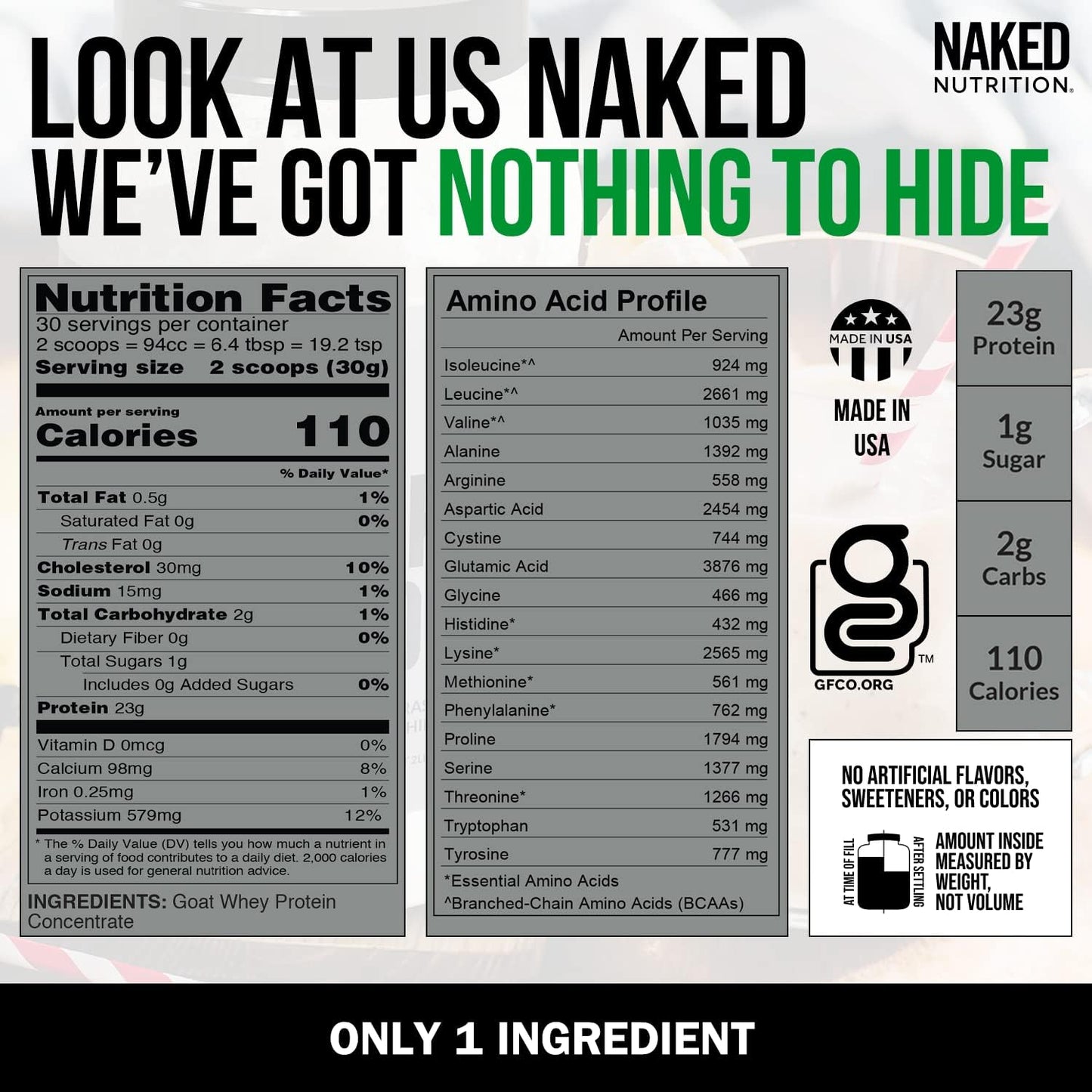 Naked Nutrition - Recommended Goat Whey