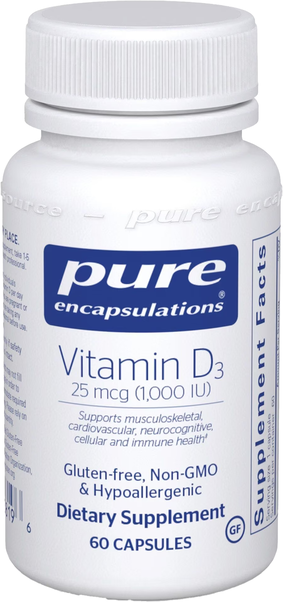 Vitamin D3 1,000 IU 60 ct.