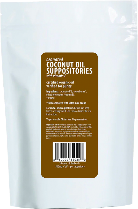 Coconut Ozone Suppositories