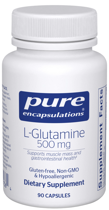 l-Glutamine 500mg capsules