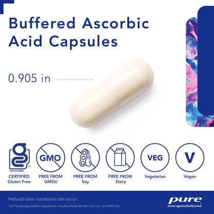 Buffered Ascorbic Acid Capsules - 250 count