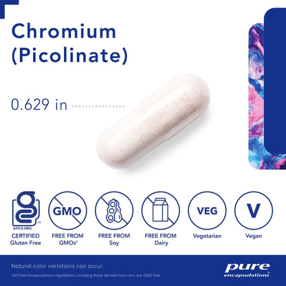 Chromium (picolinate) 500 mcg. 60 ct.