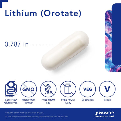 Lithium (orotate), 5mg 180ct