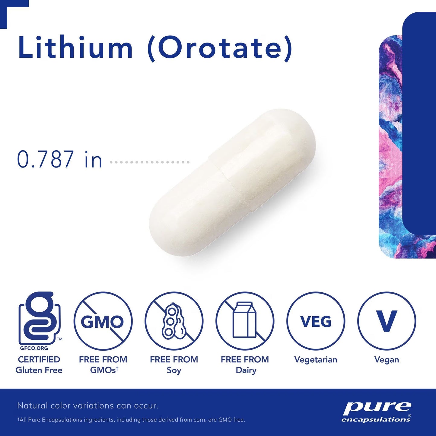 Lithium (orotate), 5mg 90ct