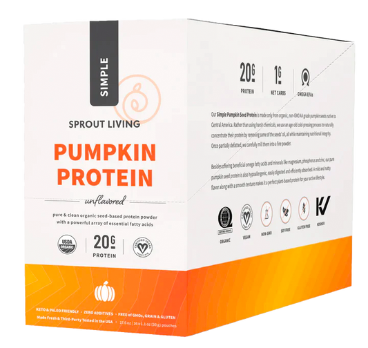 Organic Pumpkin Seed Protein Box (16 singles)